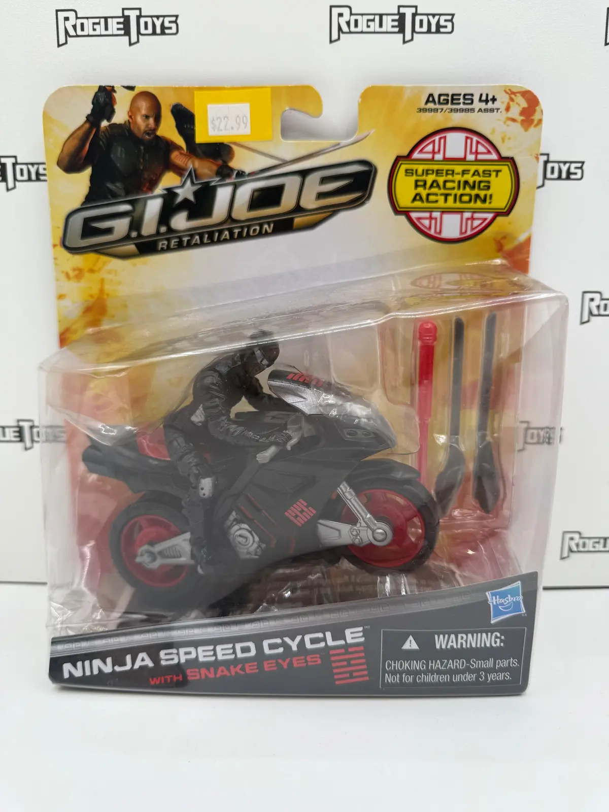Hasbro G.I. Joe Retaliation Ninja Speed Cycle With Snake Eyes (Super-Fast Racing Action!) 1
