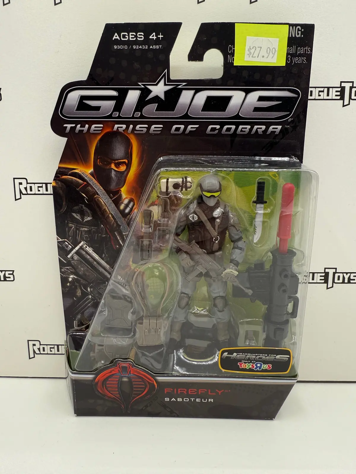 Hasbro G.I. Joe The Rise Of Cobra Firefly (Saboteur) (Toys ‘R’ Us Exclusive) 1