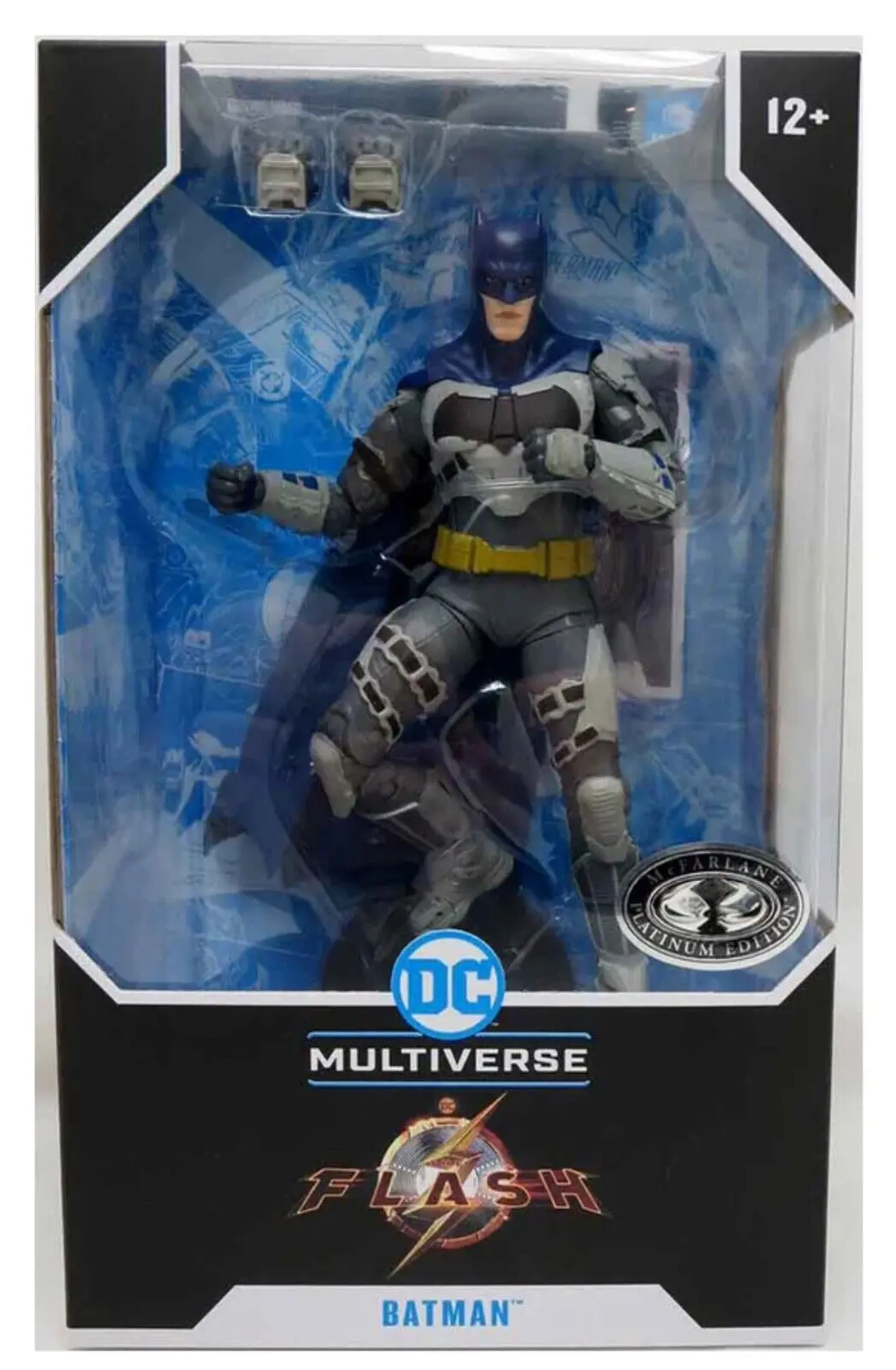 Mcfarlane - Dc Multiverse - Batman (The Flash 2023) Blue/Grey Platinum Edition Action Figure (17292) Low Stock 1