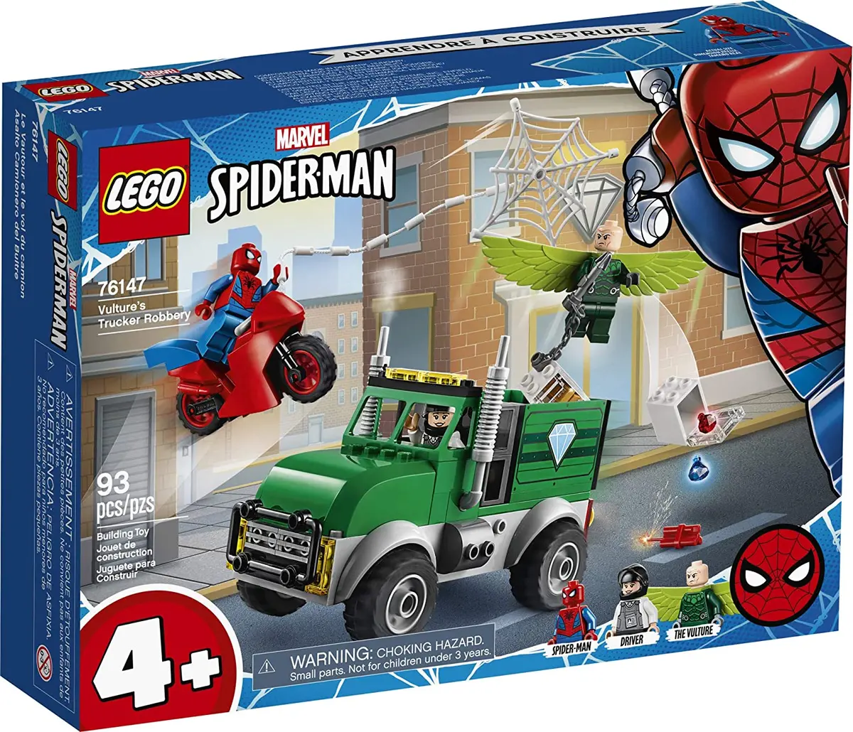 Lego Marvel - Spider-Man - Vulture'S Trucker Robbery (76147) Retired Building Toy Low Stock 1