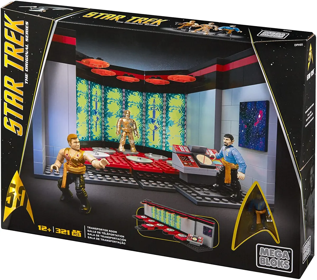 Mega Bloks - Star Trek: The Original Series - Transporter Room Collector Construction Set (Dph81) Low Stock 1