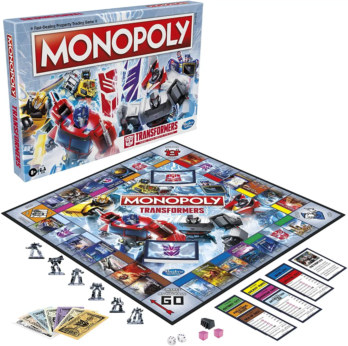 Monopoly: Transformers Collector'S Edition Board Game (F1660) Low Stock 1