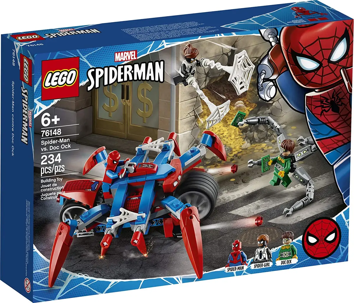 Lego Marvel Spider-Man - Spider-Man Vs. Doc Ock (76148) Retired Building Toy Low Stock 1