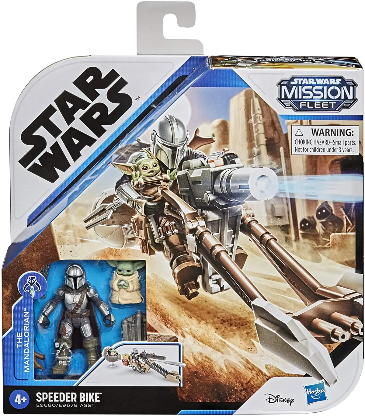 Star Wars - Mission Fleet - The Mandalorian - Battle For The Bounty - Speeder Bike Playset (E9680) Low Stock 1