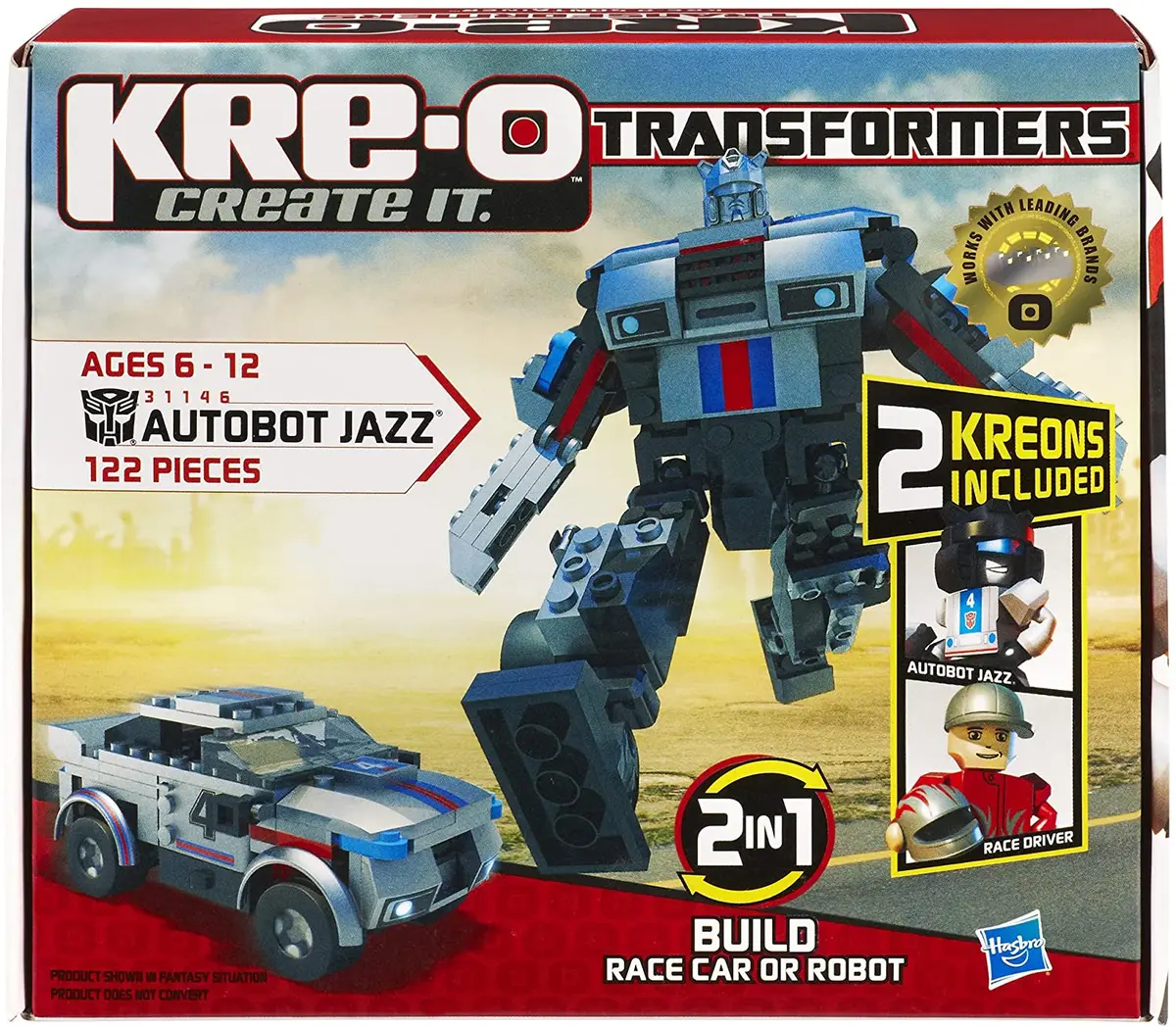 Kre-O Transformers - Autobot Jazz (31146) Building Toy Low Stock 1