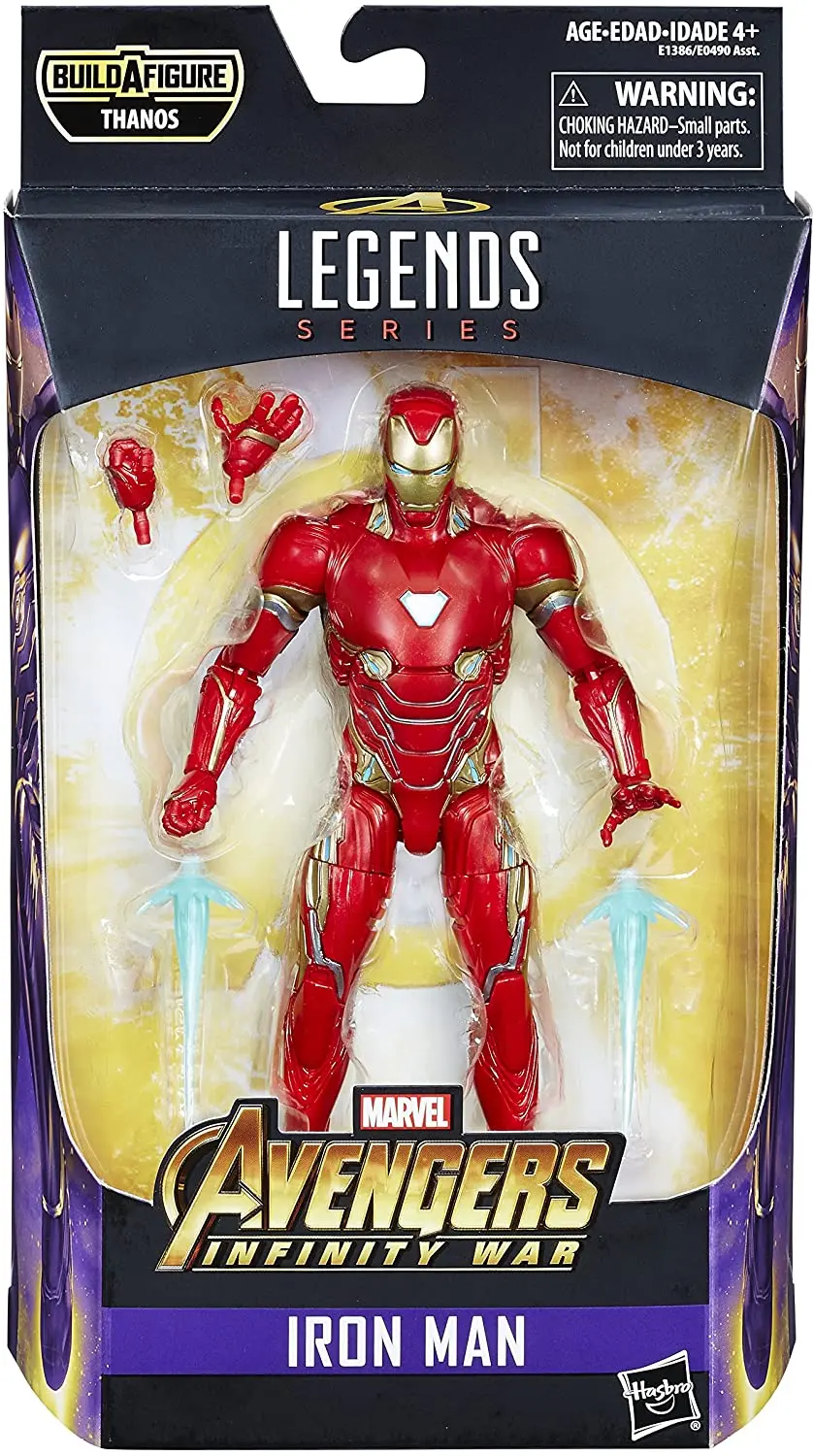Marvel Legends - Avengers: Infinity War - Thanos (Infinity War) Baf - Iron Man Action Figure (E1386) - Limited Stock 1