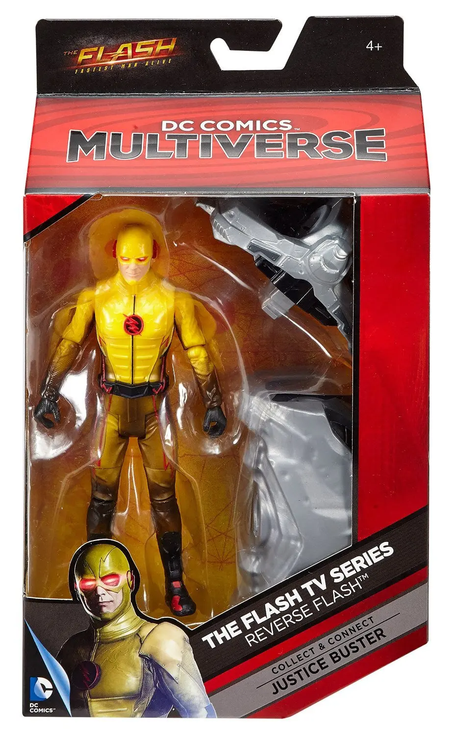 Dc Comics Multiverse - Justice Buster Baf - The Flash Tv Series - Reverse Flash Action Figure (Dkn37) Last One! 1