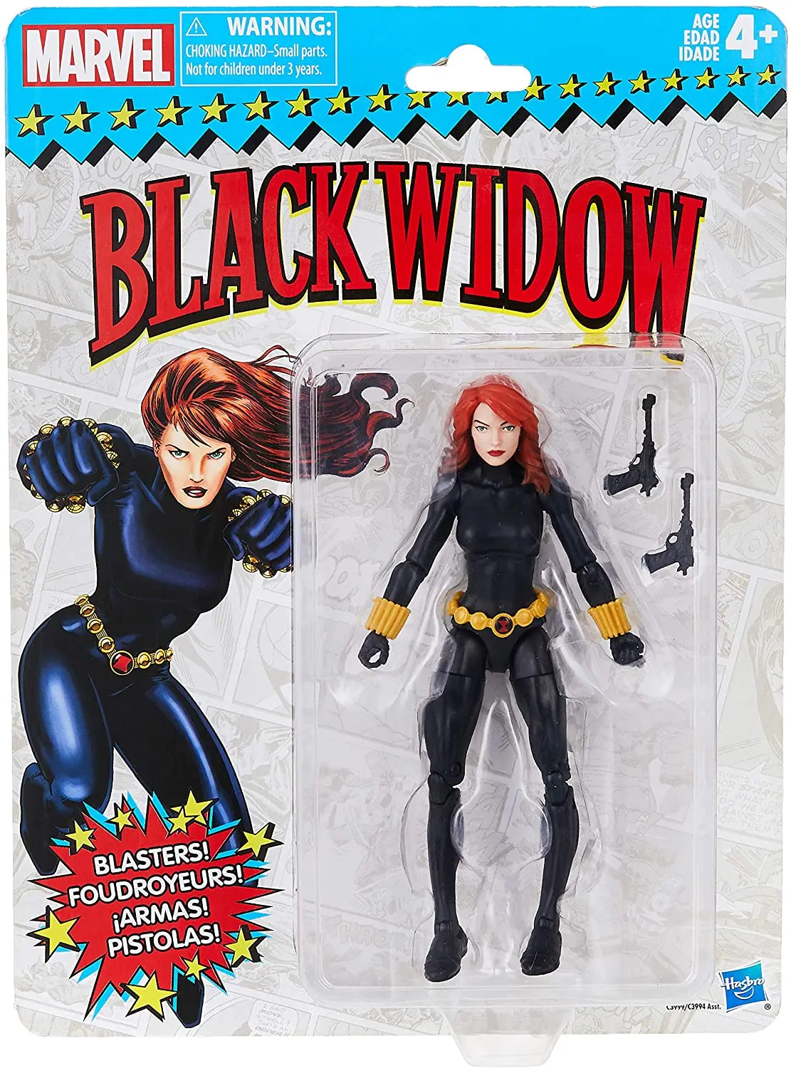 Marvel Legends - Retro Collection - Series 1 - Black Widow (E3999) Action Figure 1