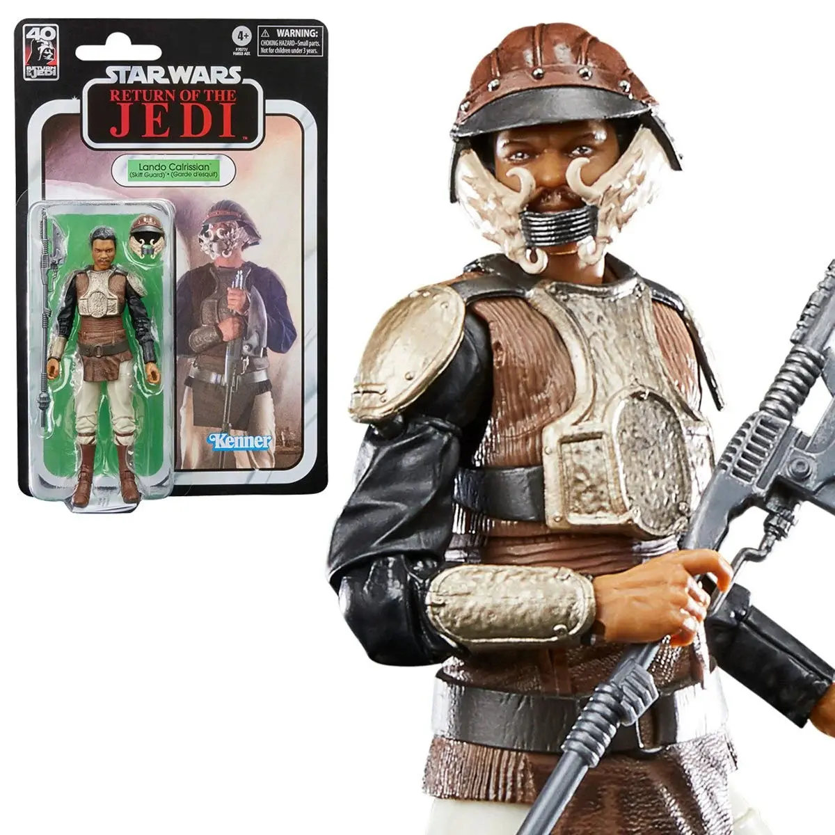 Star Wars: The Black Series - Return Of The Jedi (40Th) - Lando Calrissian (Skiff Guard) Action Figure (F7077) Low Stock 1
