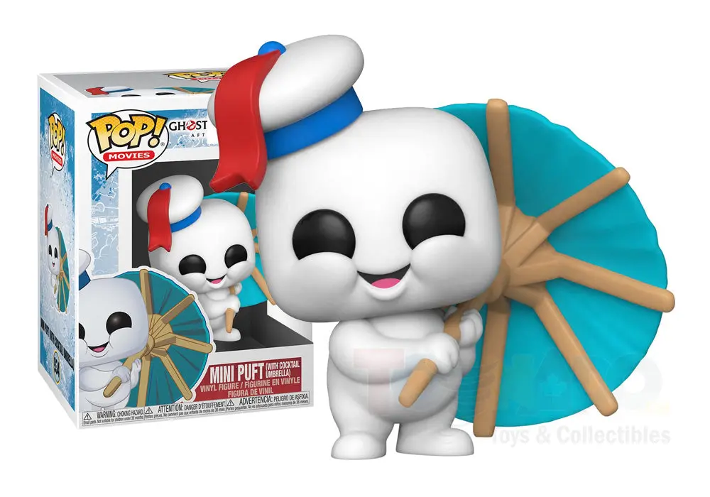 Funko Pop Movies - Ghostbusters Afterlife #934 Mini Puft (With Cocktail Umbrella) Vinyl Figure 48490 1