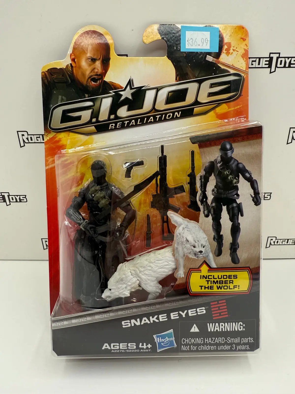 Hasbro G.I. Joe Retaliation Snake Eyes (Includes Timber The Wolf!) 1