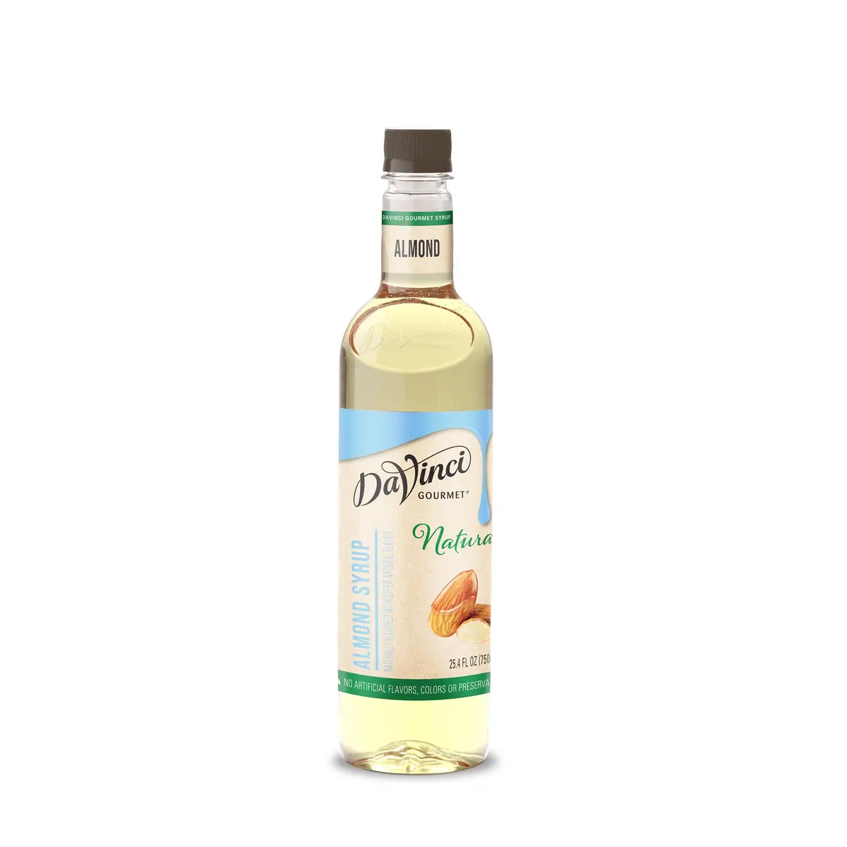 Naturals Almond Syrup - 4 X 750 Ml Plastic 1