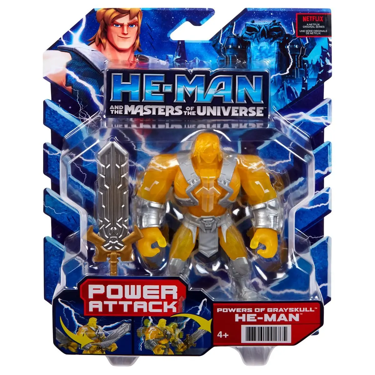 He-Man And The Masters Of The Universe Motu - He-Man (Powers Of Grayskull) Action Figure (Hbl73) 1