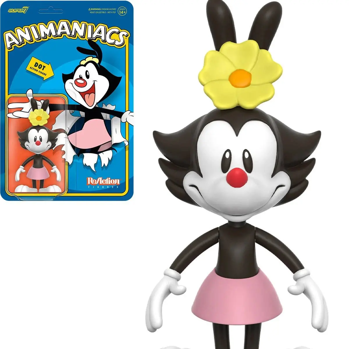 Super7 Reaction Figures - Animaniacs: Wave 1 - Dot Warner Action Figure (82348) 1