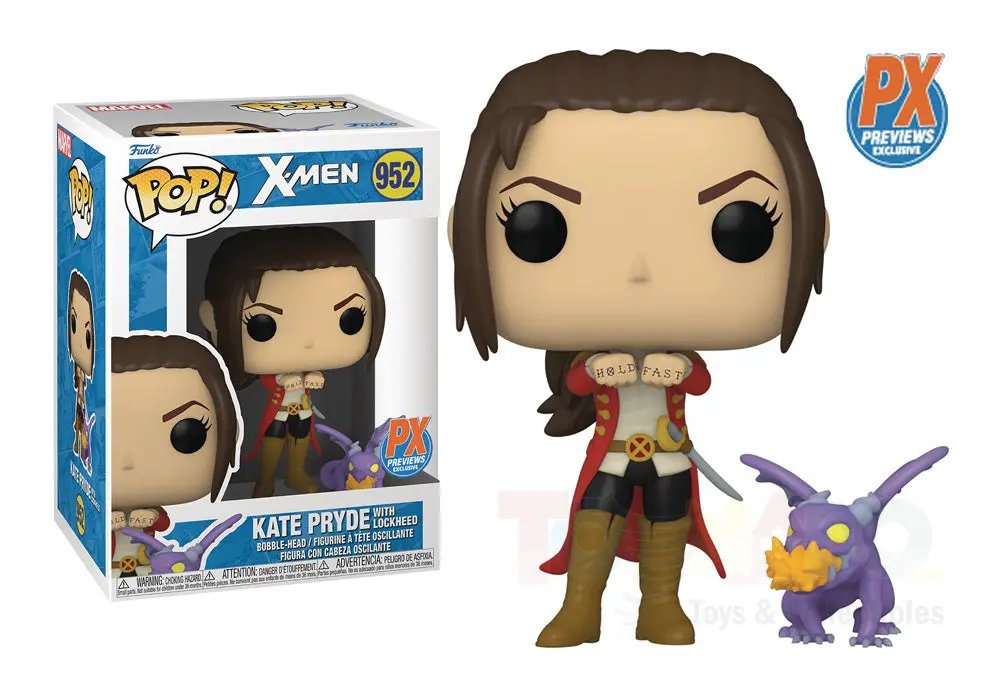 Funko Pop! Marvel #952 - X-Men - Kate Pryde (With Lockheed) Px Exclusive Vinyl Figure (58799) Low Stock 1