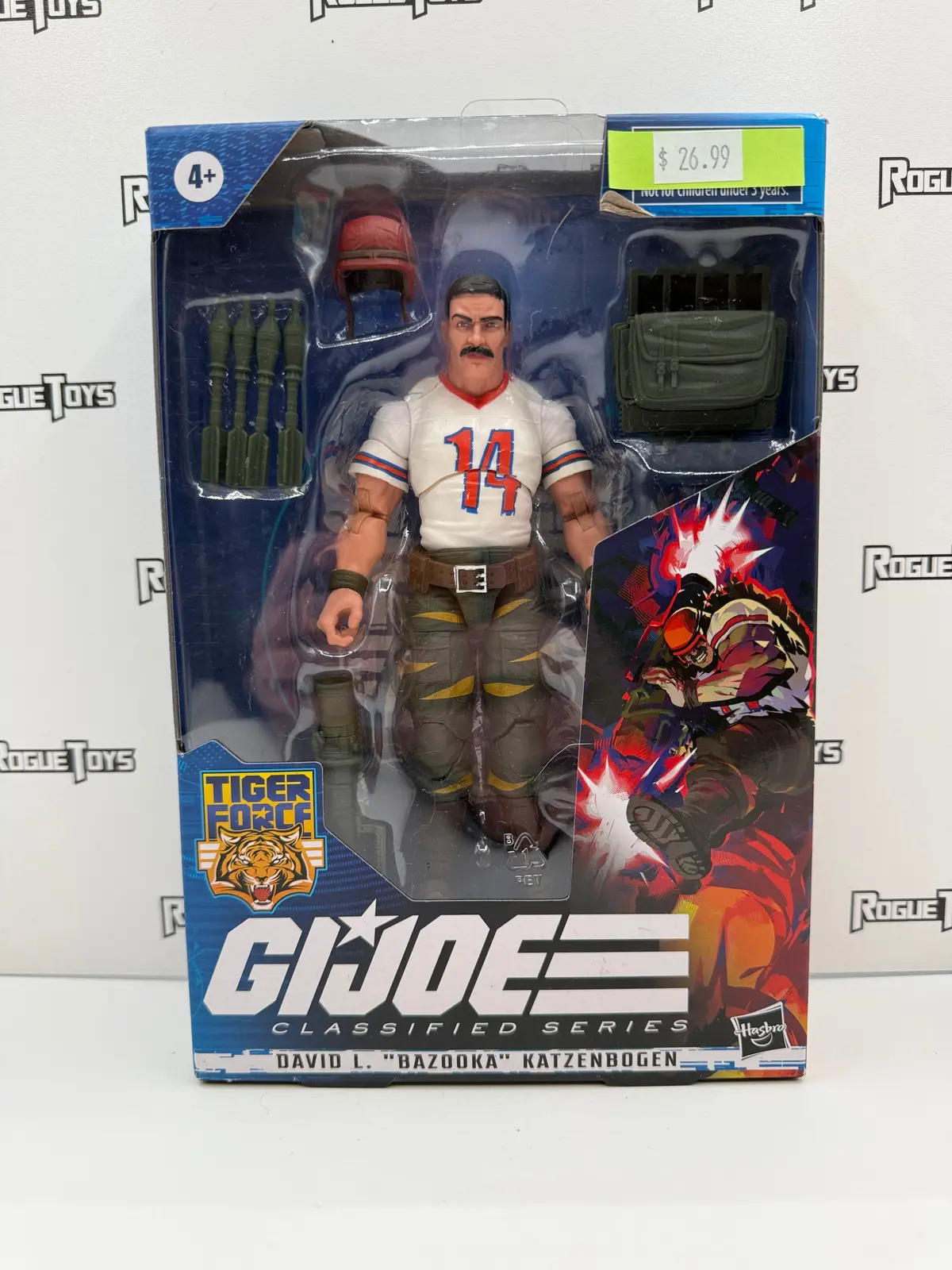 Hasbro G.I. Joe Classified Series Tiger Force David L. “Bazooka” Katzenbogen 1