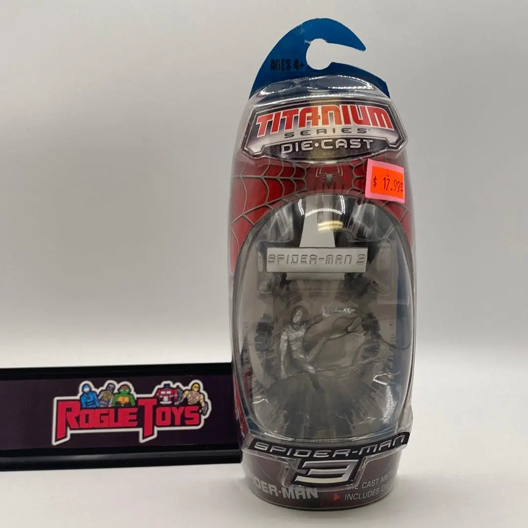 Hasbro Marvel Titanium Series Spider-Man 3 Spider-Man Die Cast Metal 1