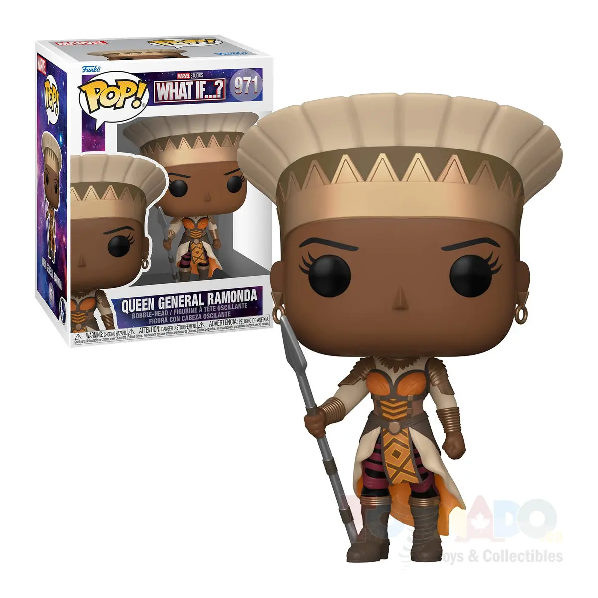 Funko Pop! Marvel #971 - What If...? - Queen General Ramonda Vinyl Figure 1