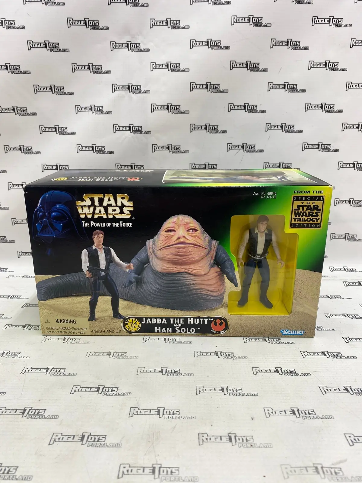 Star Wars Potf Jabba The Hutt And Han Solo 1