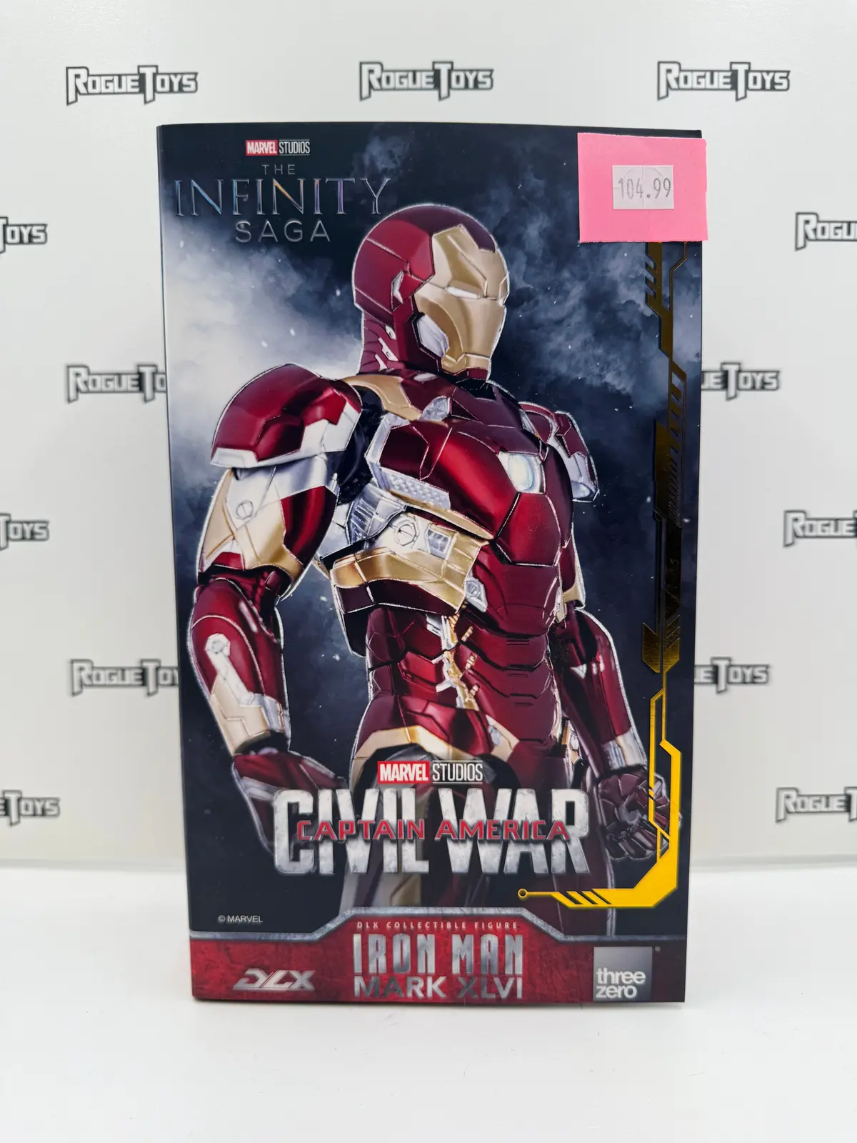 Threezero Marvel Studios The Infinity Saga Captain America: Civil War Dlx Collectible Figure Iron Man Mark Xlvi 1