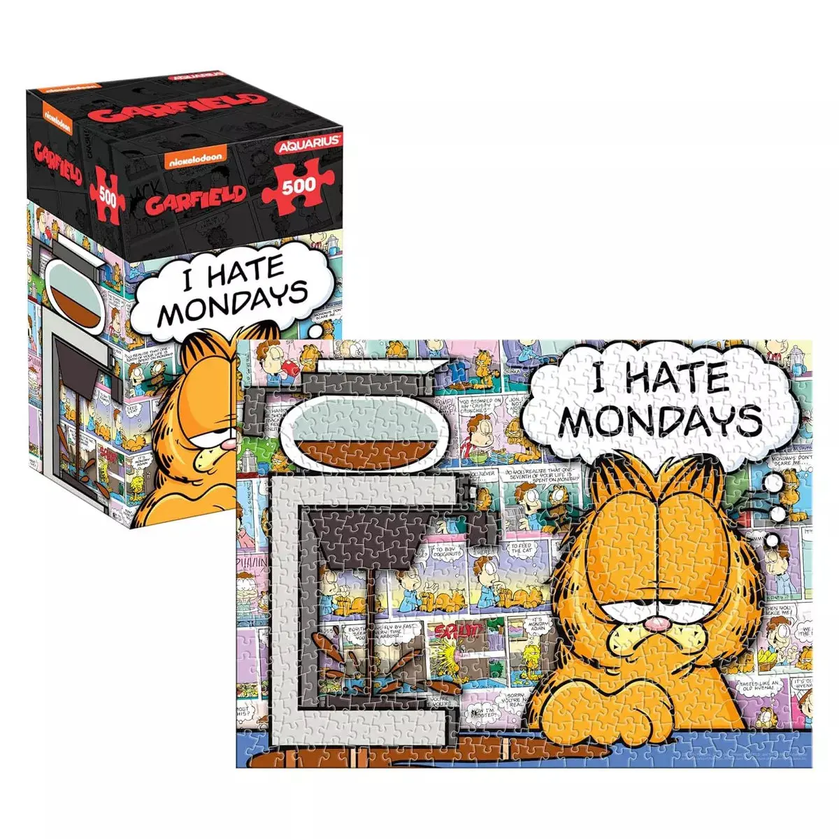 Aquarius - Garfield - I Hate Mondays 500-Piece 14 X 19-Inch Jigsaw Puzzle (19089) Low Stock 1