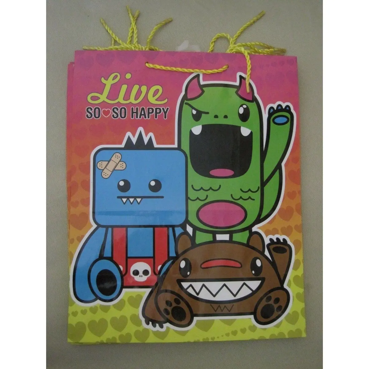 Live So So Happy Tribe Hallmark Expressions Large Gift Party Bag Wrapping Paper 1