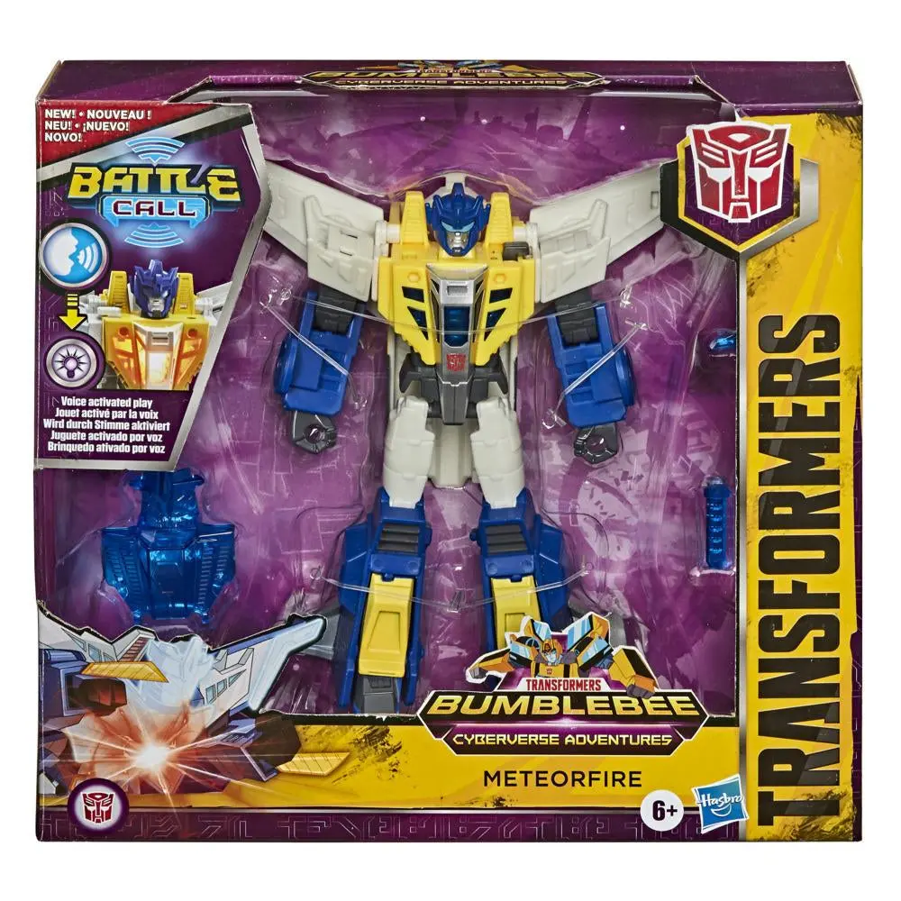 Transformers Bumblebee Cyberverse Adventures - Battle Call Trooper Meteorfire Action Figure (E8375) Low Stock 1