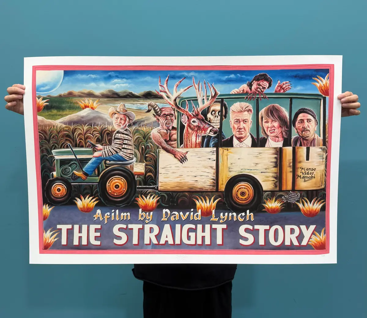 The Straight Story - Limited Edition Archival Giclée Print From Static Medium By Heavy J 1