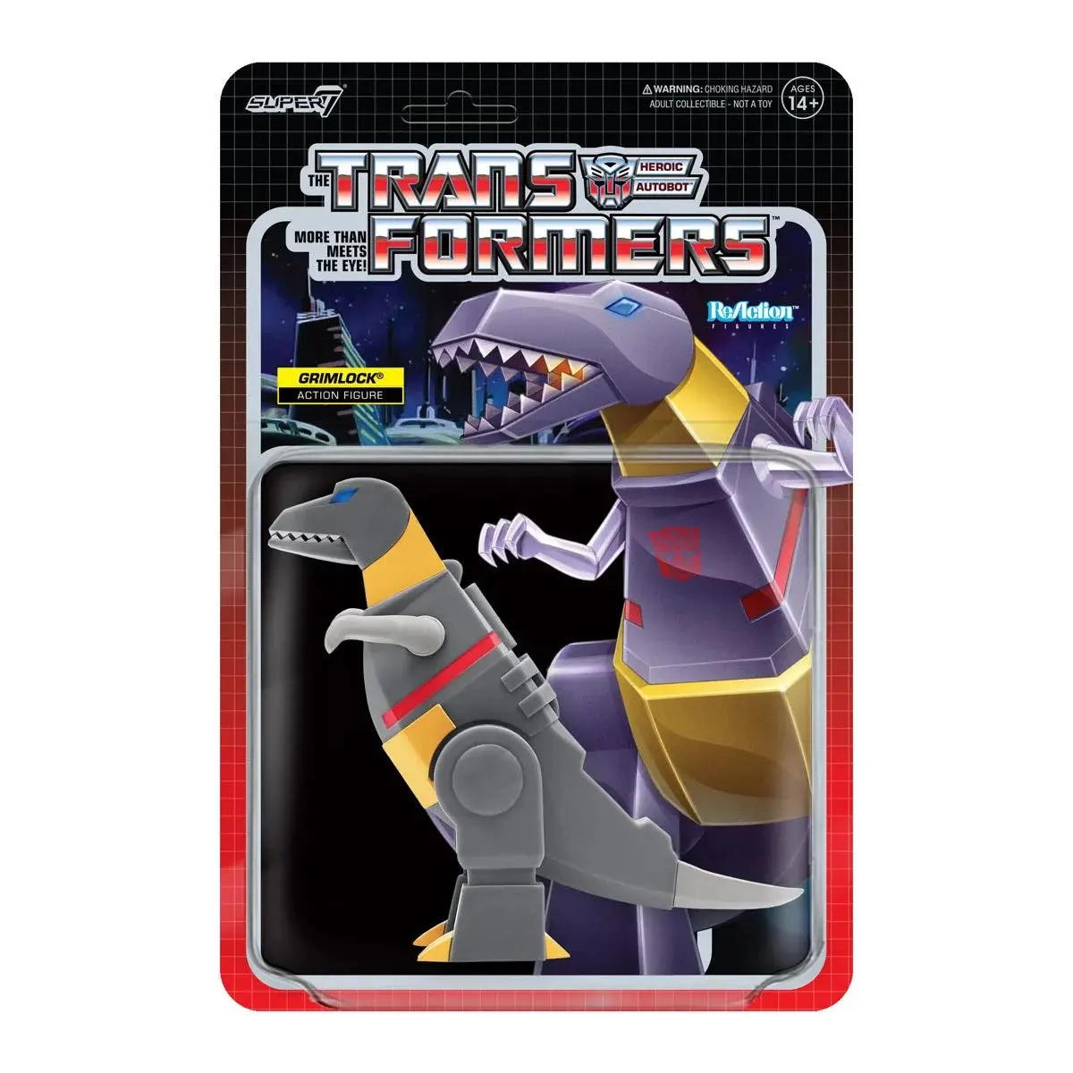 Super7 Reaction Figures - Transformers - Grimlock (Dinosaur) Action Figure (80996) 1