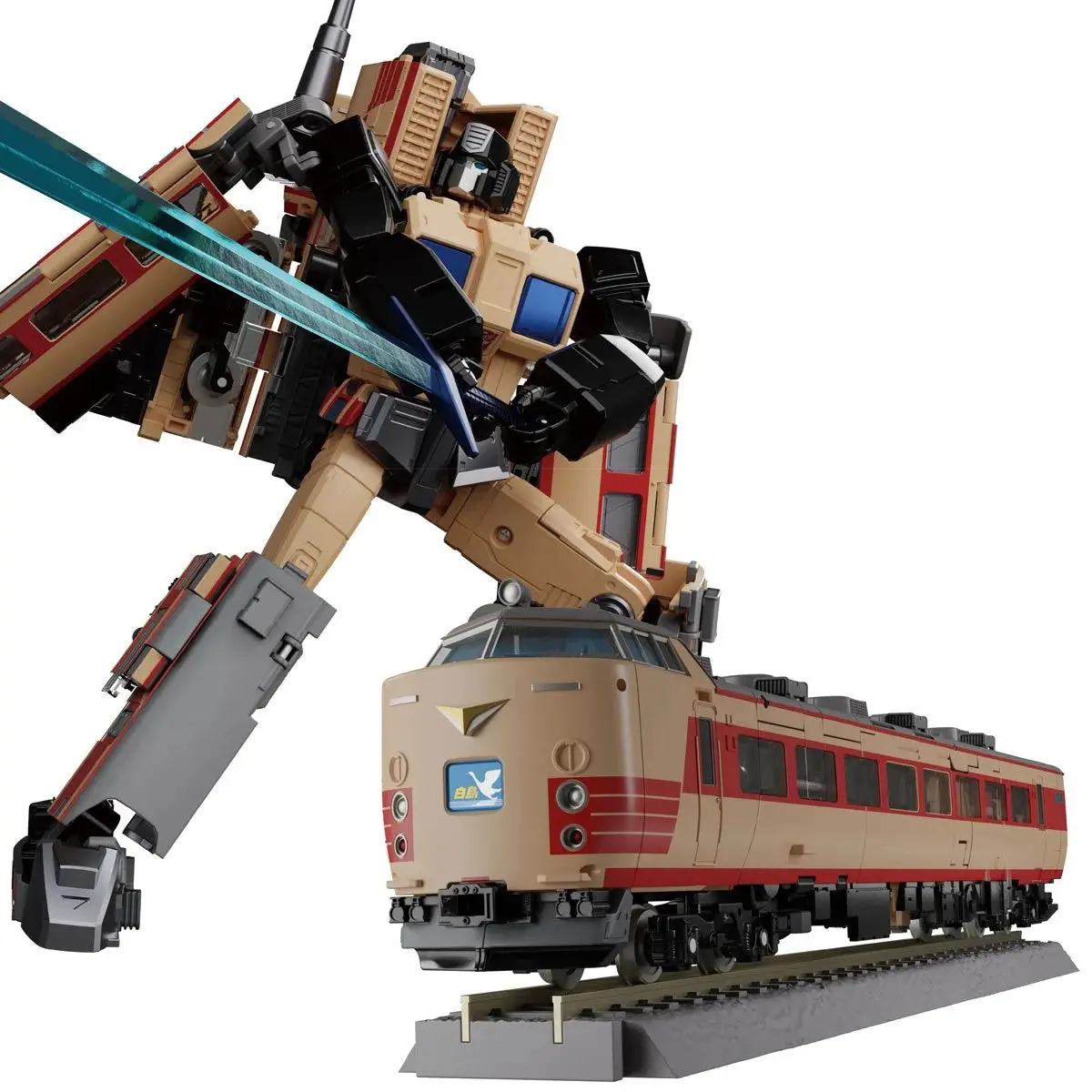 Takara Tomy Transformers Masterpiece Mpg-05 Trainbot Seizan (Raiden Combiner) Action Figure (F8100) 1