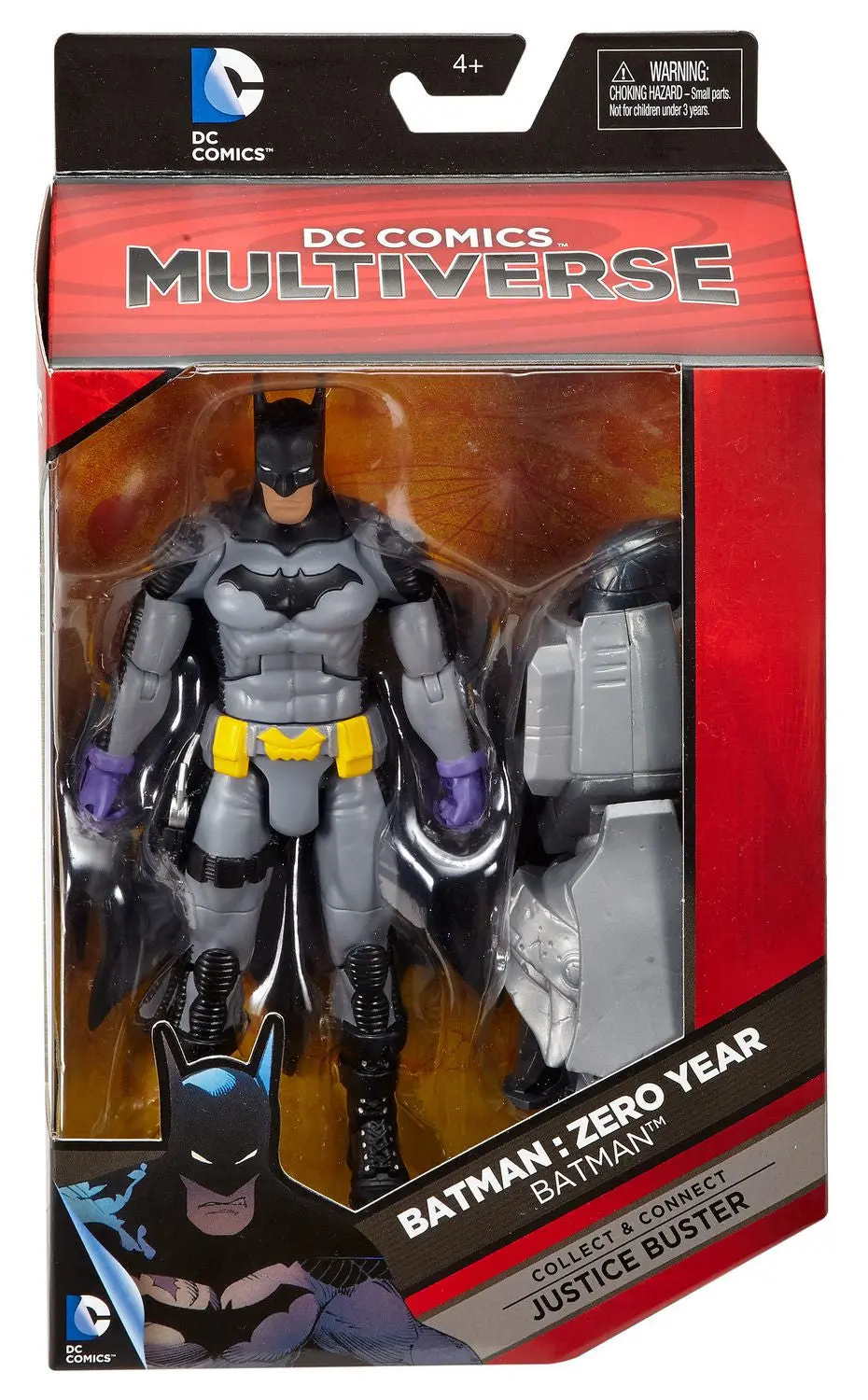 Dc Comics Multiverse - Justice Buster Baf - Batman: Zero Year - Batman Action Figure (Dkn38) 1