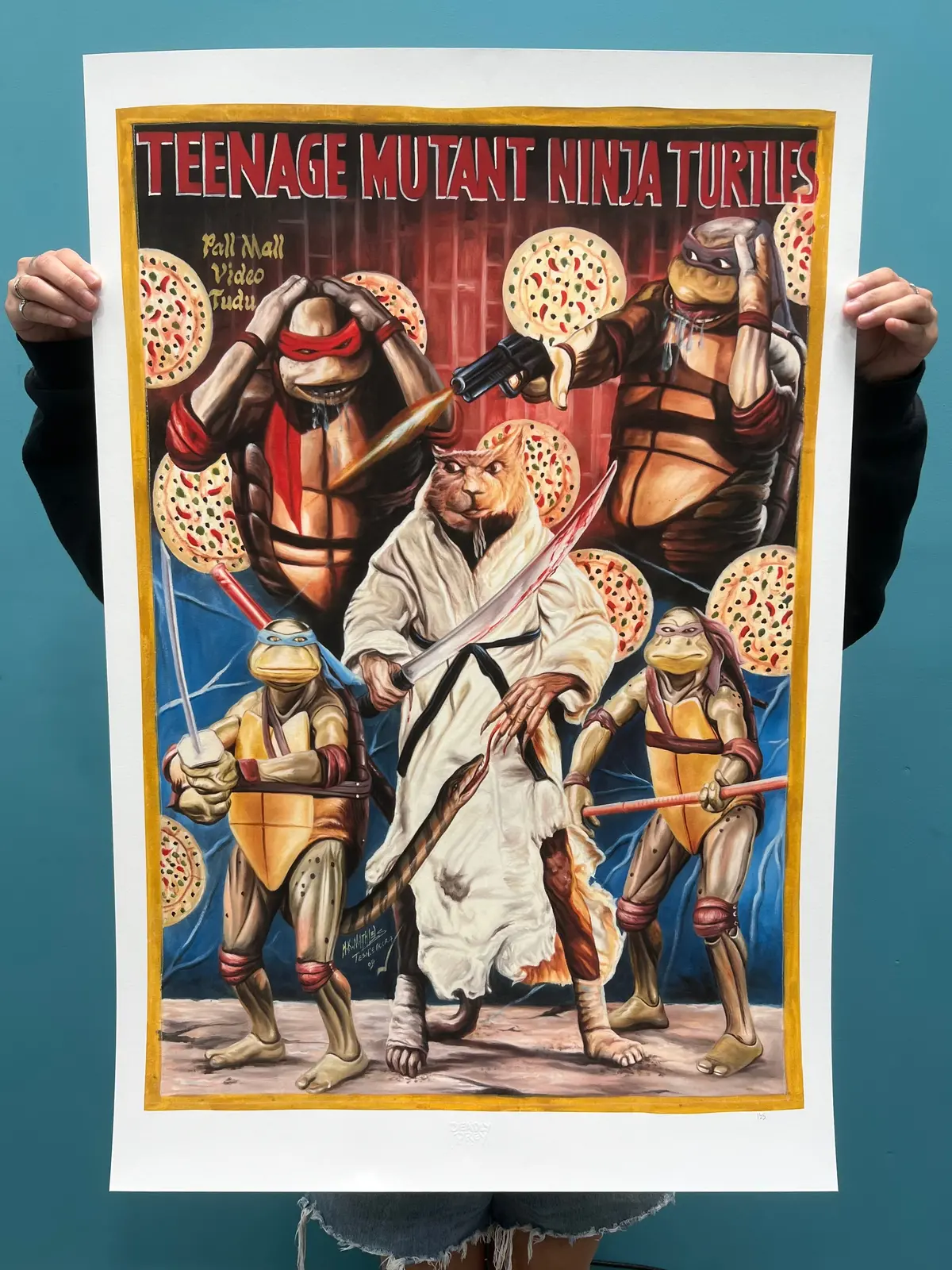 Teenage Mutant Ninja Turtles (Tmnt) - Limited Edition Archival Giclée Print From Static Medium By H.K. Mathias 1