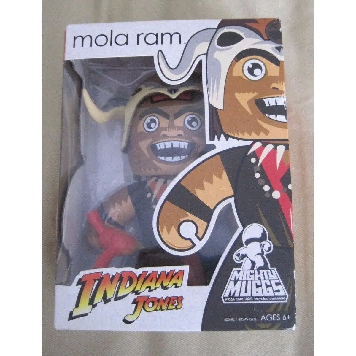 Indiana Jones Mighty Muggs Mola Ram Pop! Size Collectors Figure Recycled Toy New 1