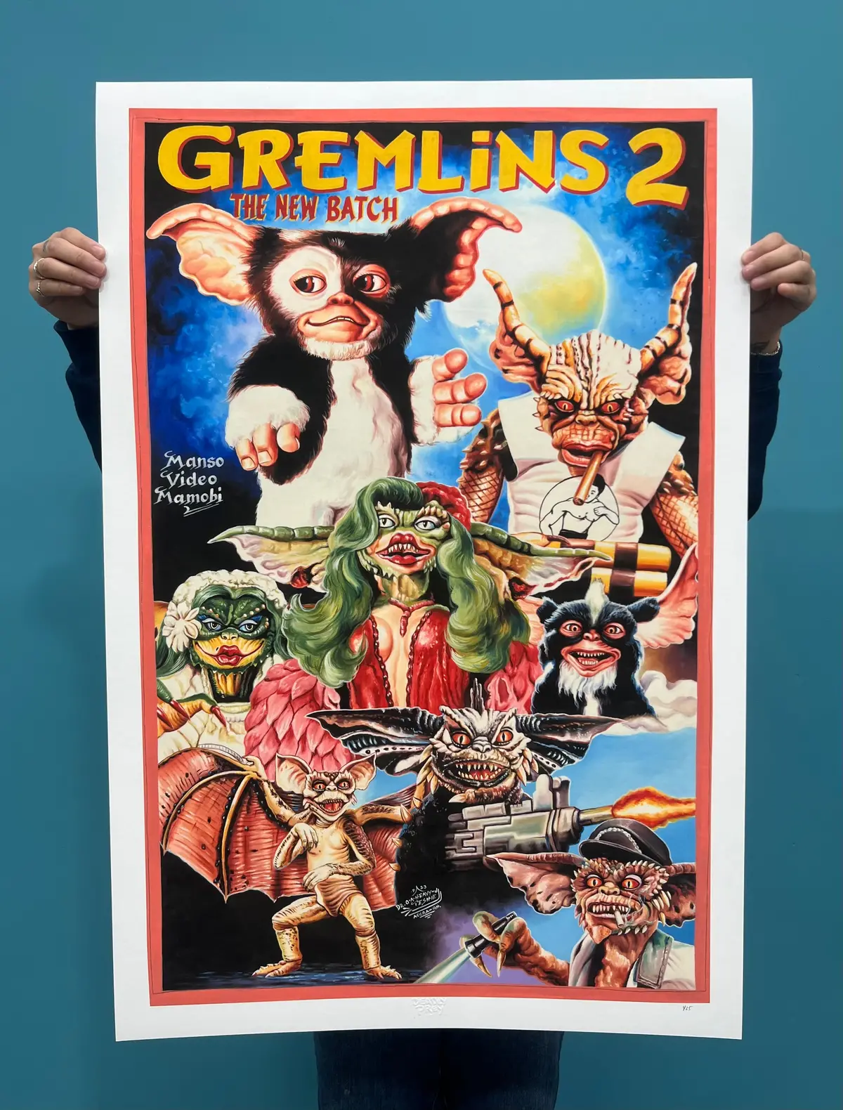 Gremlins 2 - Limited Edition Archival Giclée Print From Static Medium By Heavy J 1