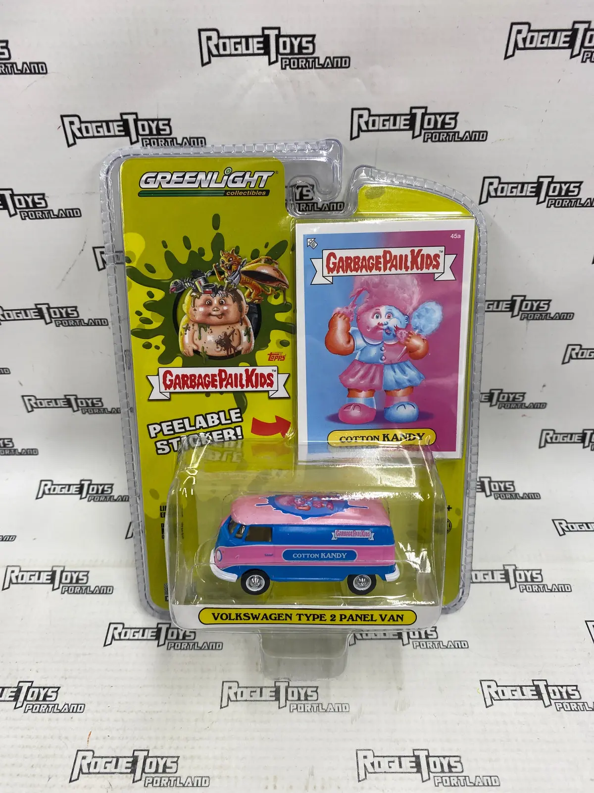 Greenlight Collectibles Garbage Pail Kids Cotton Kandy Volkswagen Type 2 Panel Van 1