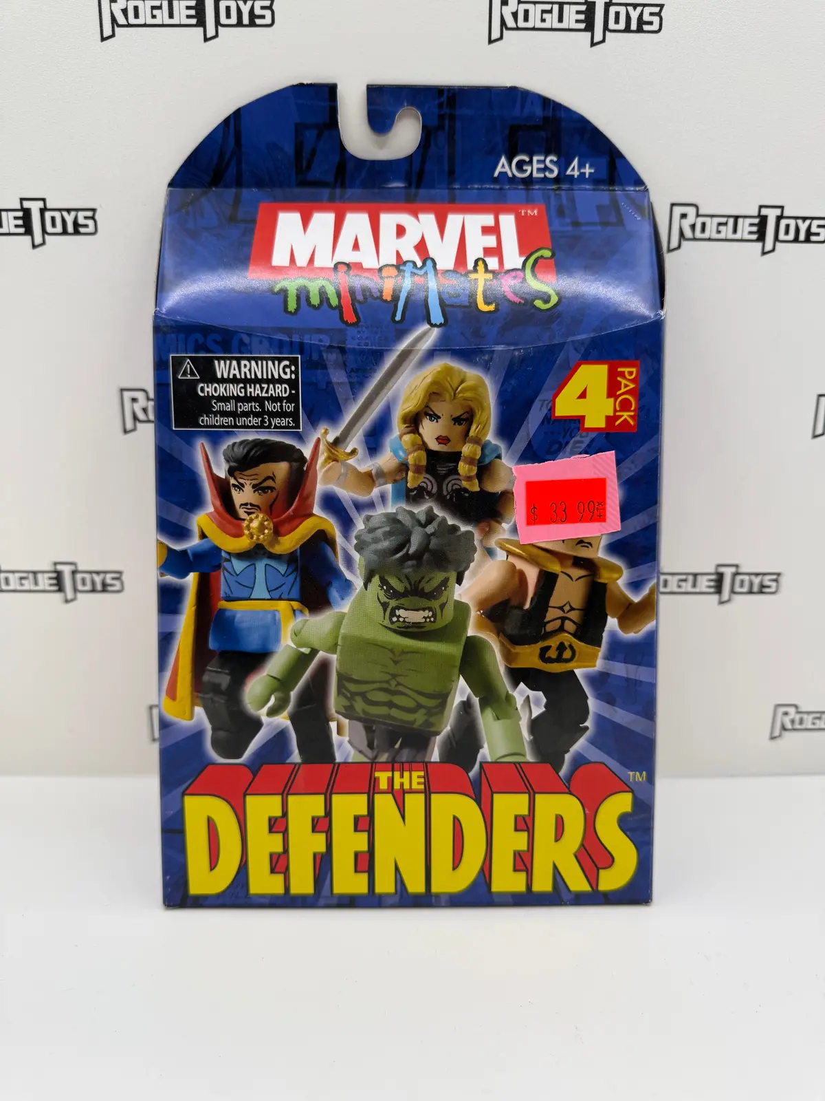 Diamond Select Toys Marvel Minimates The Defenders Hulk / Valkyrie / Namor / Dr. Strange 4-Pack 1