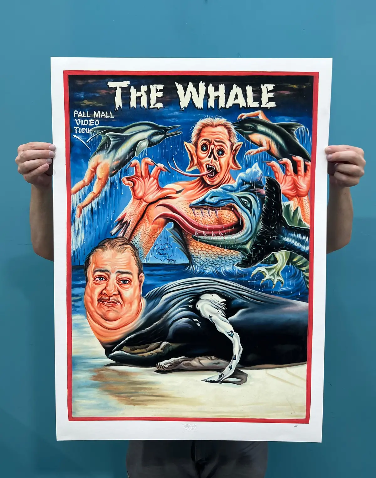 The Whale - Limited Edition Archival Giclée Print From Static Medium By Bright Obeng 1
