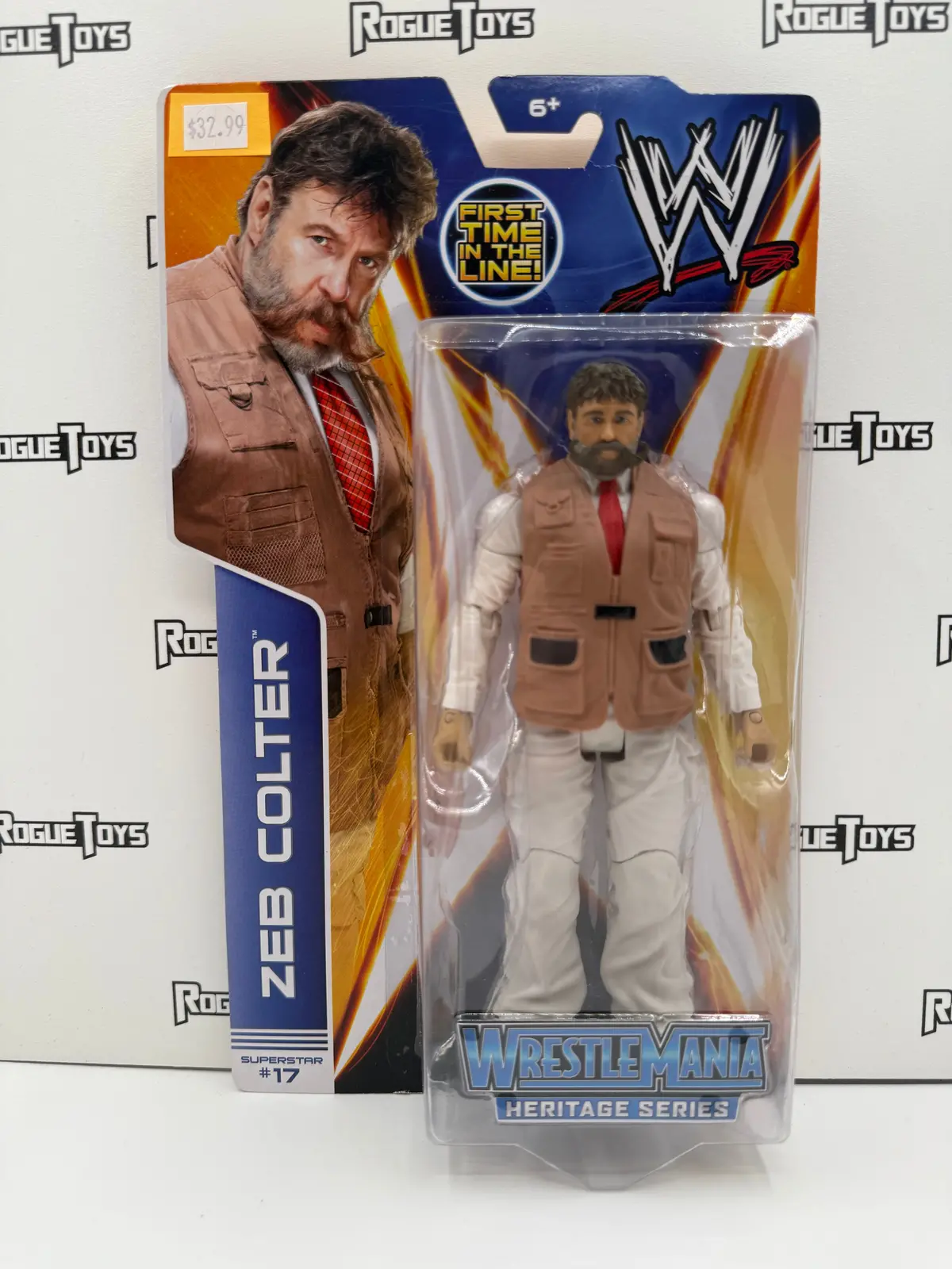 Mattel Wwe Basic Series 37 #17 Zeb Colter (Wrestlemania Heritage) 1
