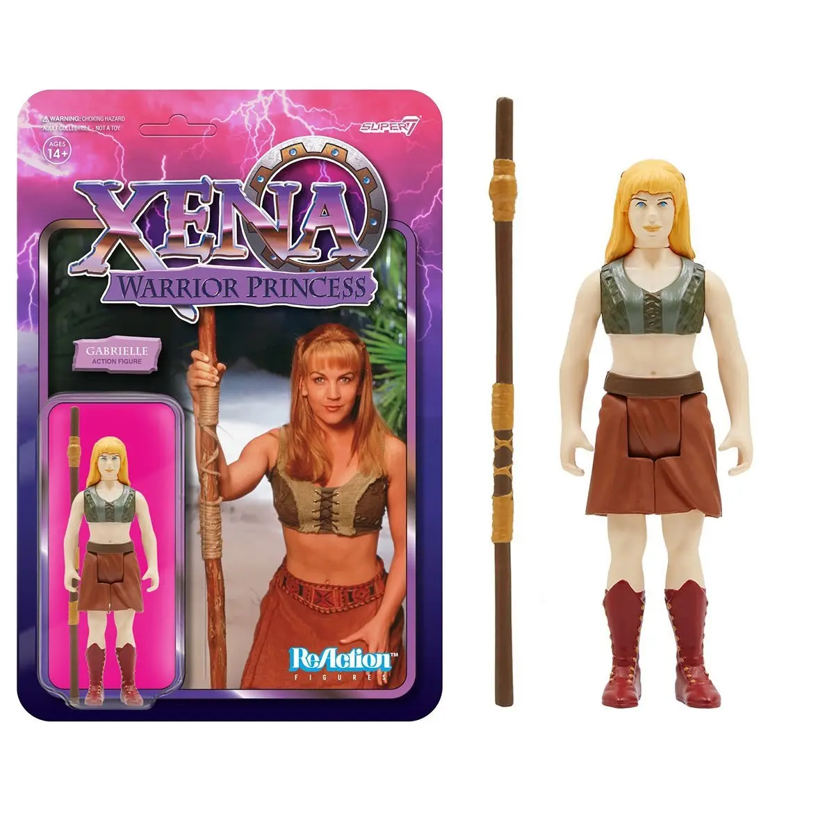 Super7 Reaction Figures - Xena: Warrior Princess - Gabrielle Action Figure 1