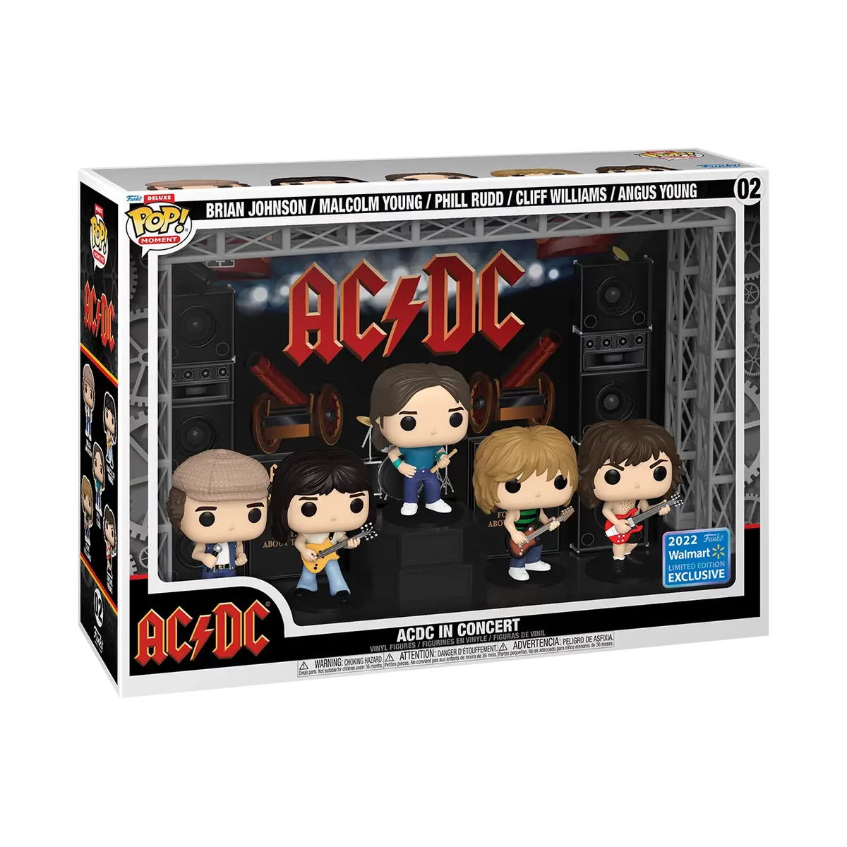 Funko Pop! Moment #02 - Ac/Dc In Concert 2022 Limited Edition Deluxe Vinyl Figure Set (68393) Low Stock 1
