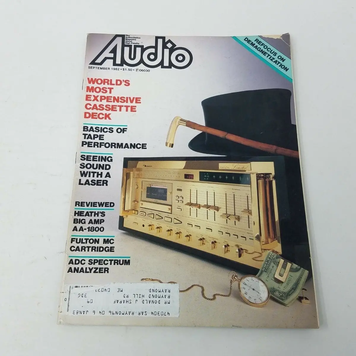 Vintage September 1982 Audio Magazine Electronics Advertisements Lin Sondek Ad 1