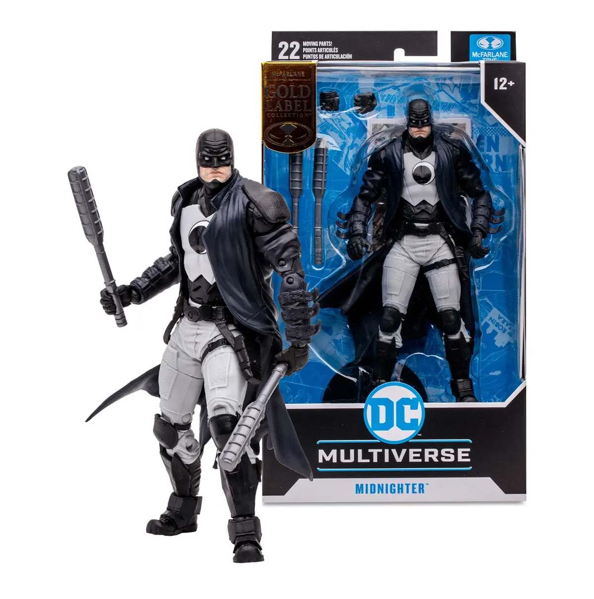 Mcfarlane - Dc Multiverse - Dc Classic - Midnighter (Gold Label) Action Figure (17126) Low Stock 1