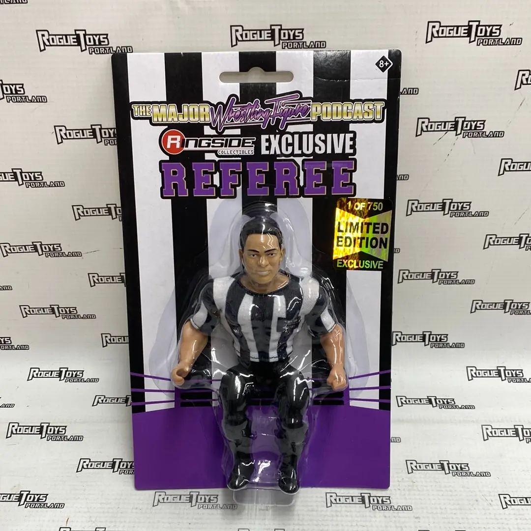 Major Wrestling Figure Podcast Referee Romgside Exclusive 1 Of 750 1