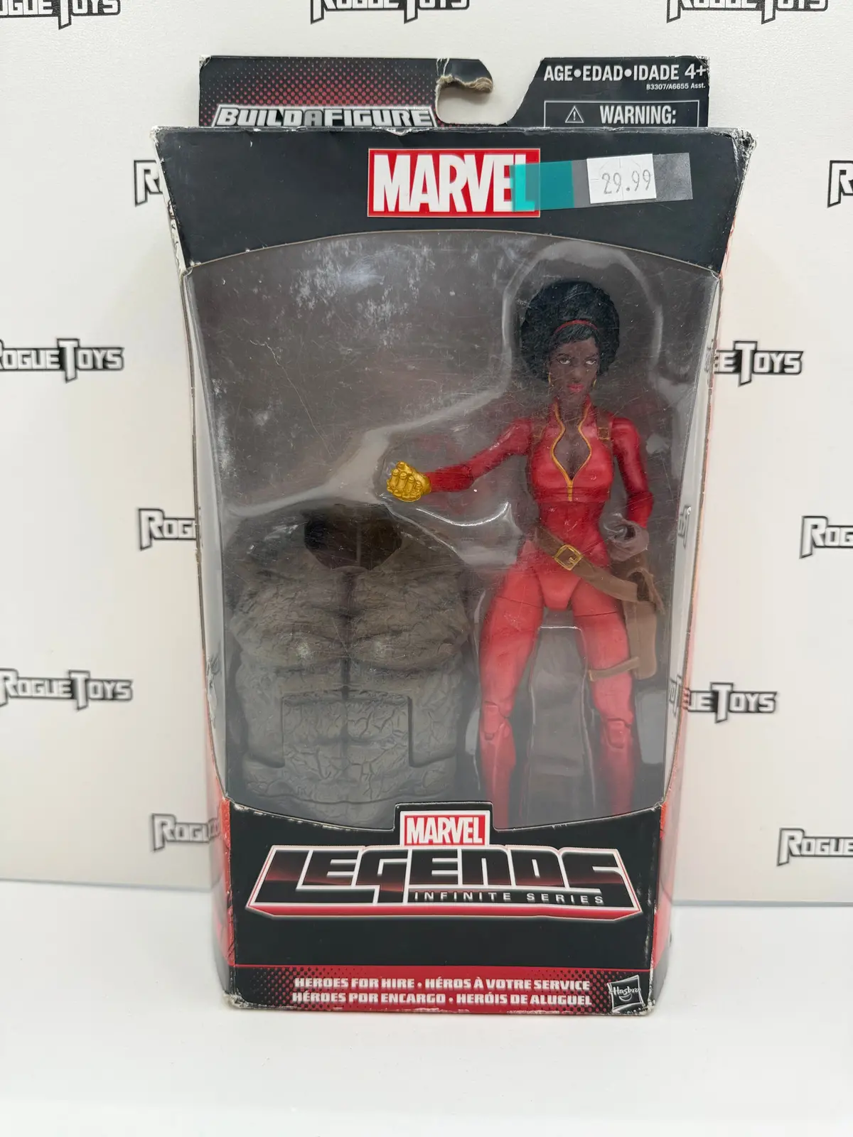 Hasbro Marvel Legends Infinite Series Marvel’S Rhino Baf Series Heroes For Hire Marvel’S Misty Knight 1