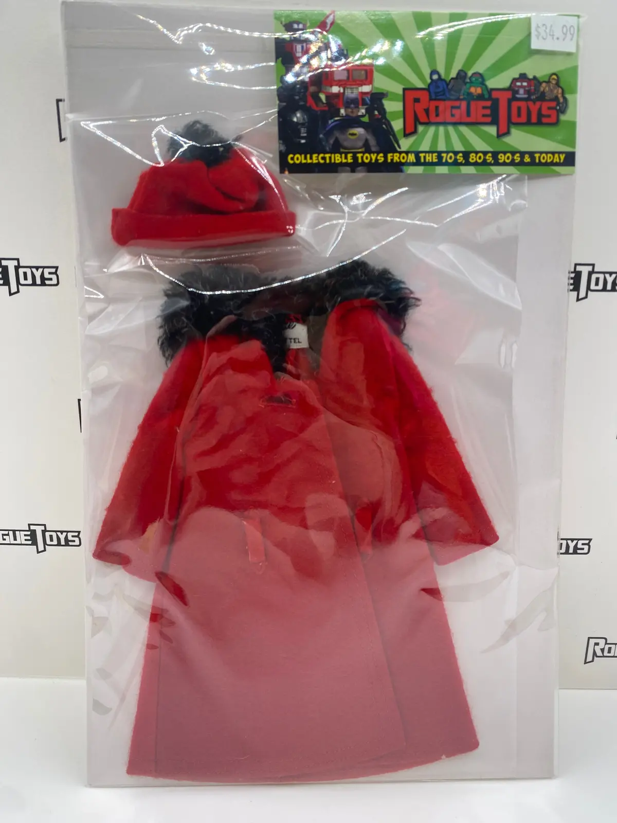 Mattel Barbie Fashions #819 It’S Cold Outside Winter Red Coat 1