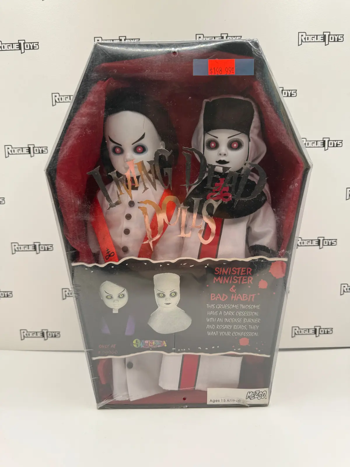 Mezco Living Dead Dolls Sinister Minister & Bad Habit 1