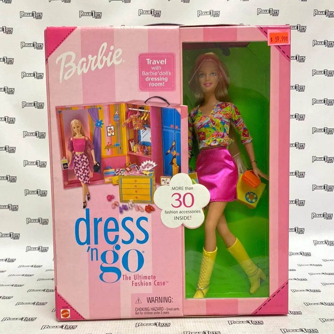 Mattel 2001 Barbie Dress ‘N Go Doll & Fashion Accessories 1