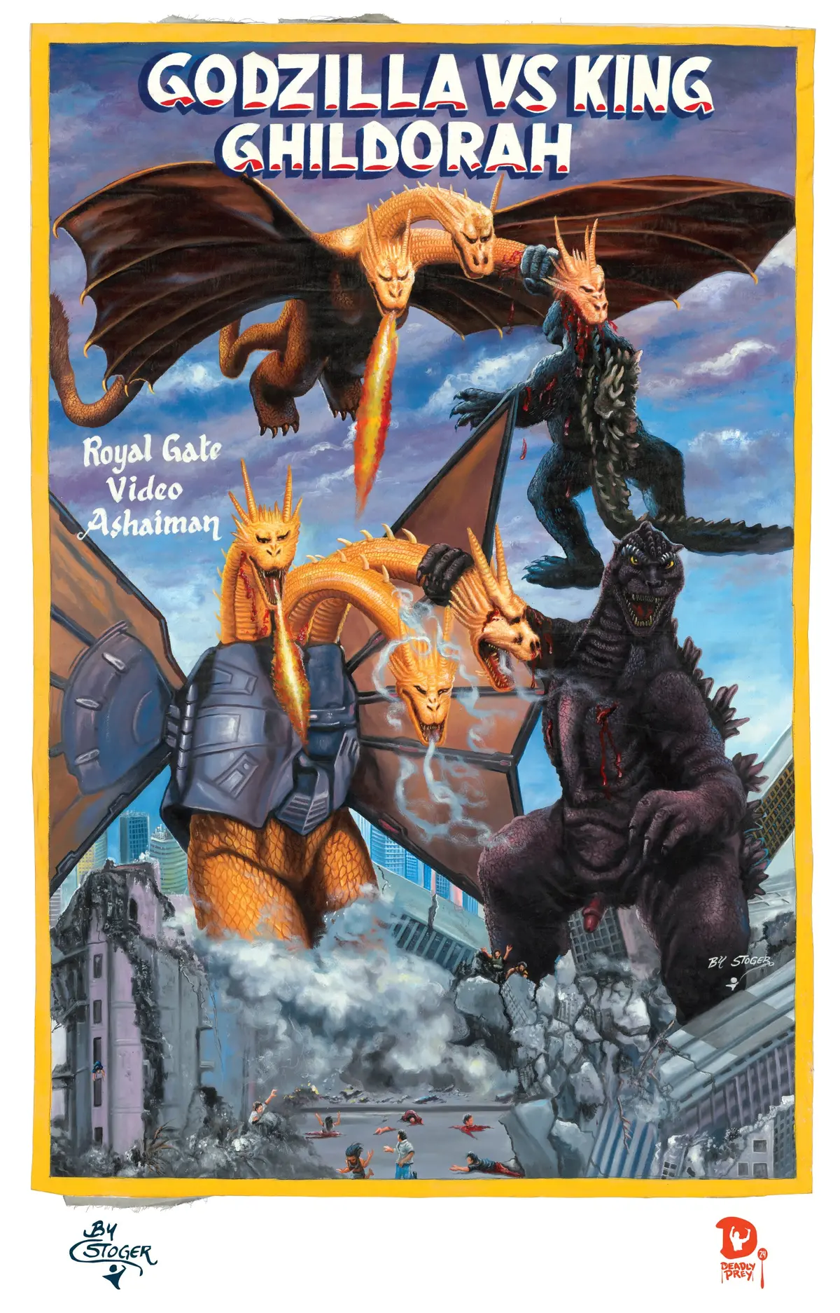 Godzilla Vs. King Ghidorah (High Quality Print) - Stoger 1