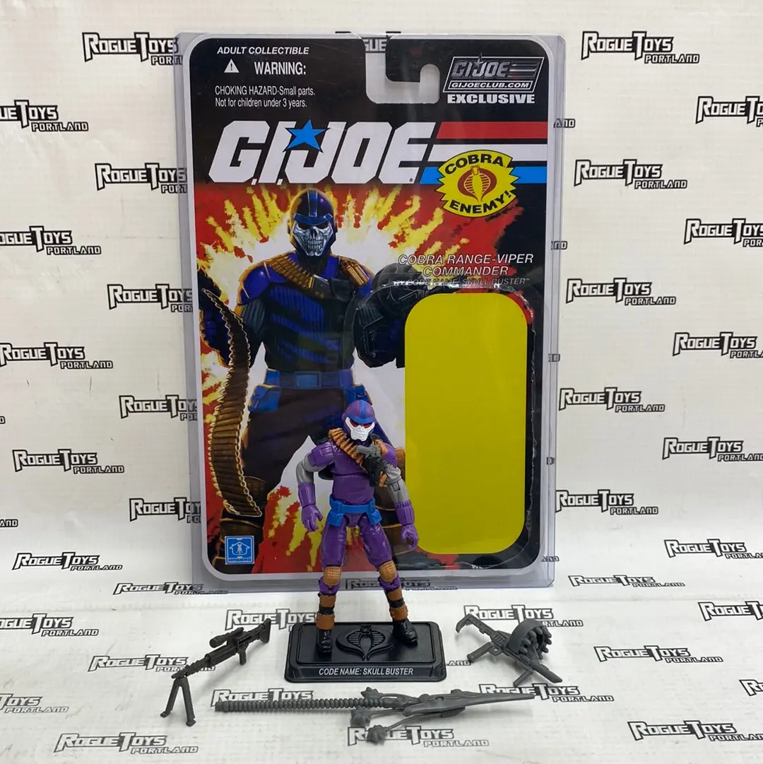 Gi Joe Cobra Range-Viper Commander Skull Buster Gi Joe Club Exclusive 2-04 1