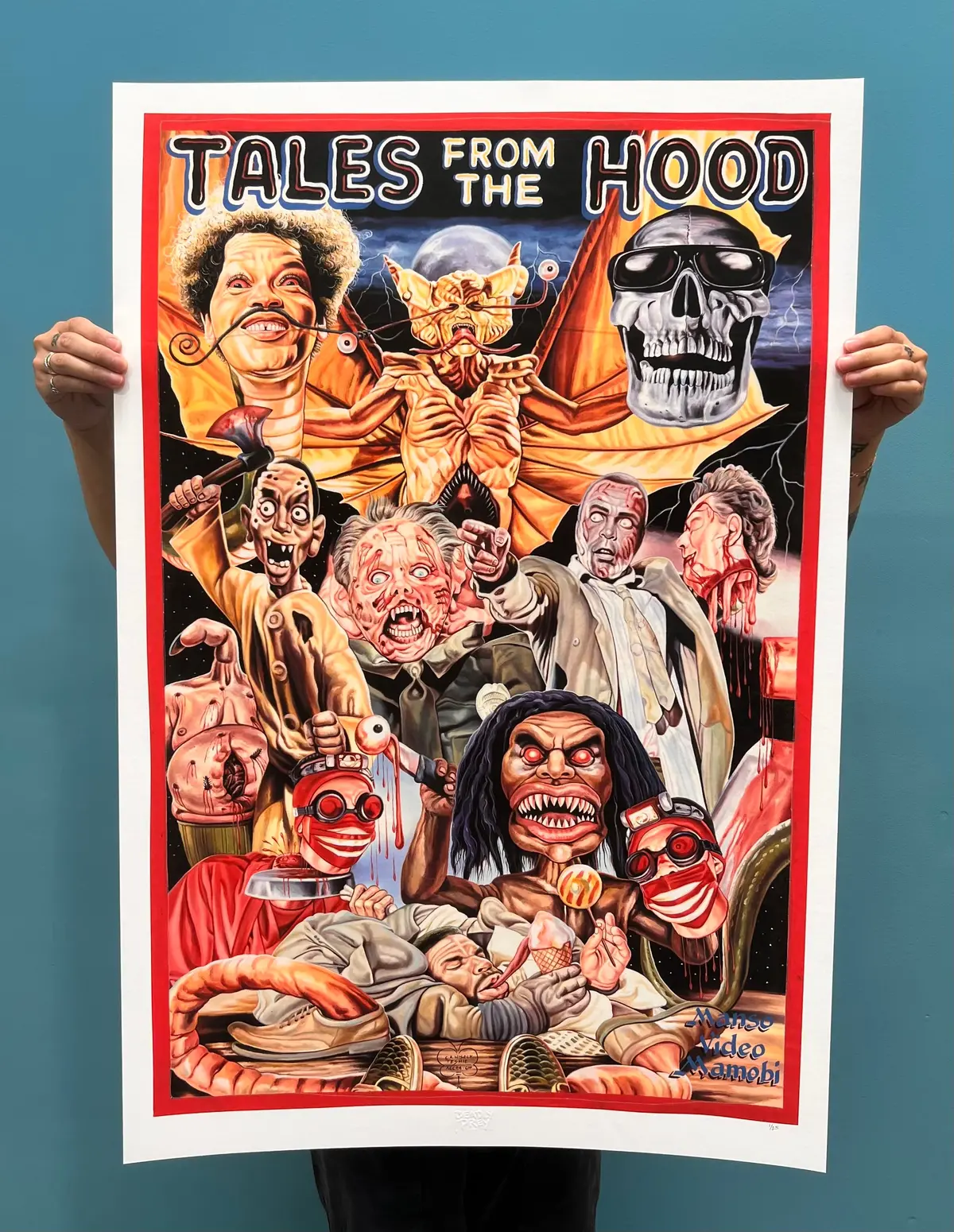 Tales From The Hood - Limited Edition Archival Giclée Print From Static Medium By C.A. Wisely 1